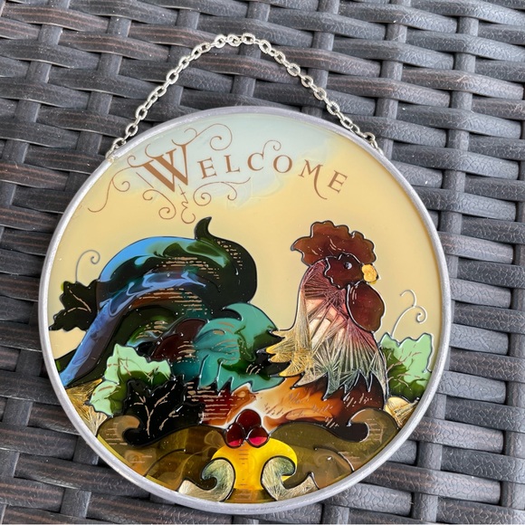 Joan Baker Design Rooster Suncatcher (NWOT) - Picture 3 of 8